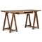 Simplihome Sawhorse Solid Wood Modern Industrial 60"Home Office Desk Table